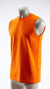 Débardeur en coton sans manches pour homme, col rond, coupe musclée, idéal pour l'été, la gym et le fitness, personnalisable – Vente en gros - Product Image 3