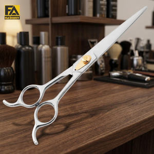 Ciseaux de coiffure professionnels FA Najmmy en acier inoxydable, lame lisse, pour droitiers, usage en salon - Product Image 2