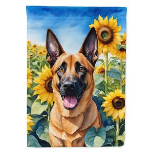 ธงประดับสวนแบบชาวเบลเยี่ยมมาลินัวส์ธงประดับสวนกล่องจดหมายหลากสีสำหรับตกแต่งลานลานธงงานศิลปะสำหรับเตียงดอกไม้ป้ายสนามหญ้า - Product Image 1