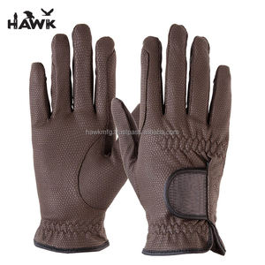 Gants d'équitation en cuir synthétique, accessoire féminin avec impression de silicium, à quatre voies, portable, avec Logo personnalisé - Product Image 3