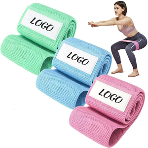 Little Paws <b>Trainers</b> Customizable Strength Polyester Fabric Booty Bands for Women-Squats Glute Workouts Medium Resistance - Product Image 5