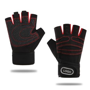 Gants de musculation demi-doigts en cuir PU légers, vente en gros d'usine, produit très demandé, équipement d'entraînement de gym en gros - Product Image 6