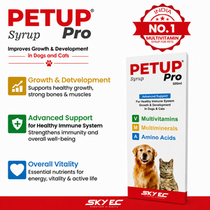 PETUP PRO Safe Syrup, Multivitamínico, Multimineral, Aminoácidos Esenciales, Refuerzo Inmunológico, Suplemento Alimenticio para Animales, Perros, Gatos, Todas las Razas - Product Image 2