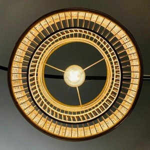 <b>Retro</b> Handcrafted Rattan Cane Webbing Pendant <b>Light</b> Shade Suitable for Living Room & Dining Table Decor From Vietnam Wholesale - Product Image 3
