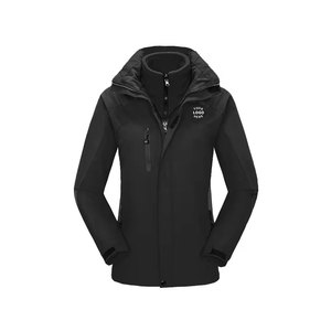 Veste polaire violette pour femme, coupe droite, style slim, entièrement zippée, col montant, coupe-vent, décontractée, pour l'extérieur, saison automne - Product Image 1
