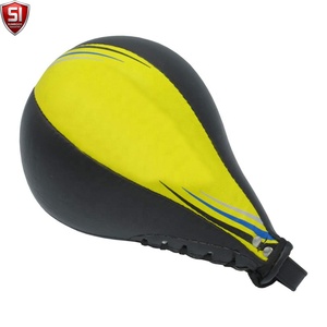 Ballon de vitesse de boxe suspendu en cuir PU, ballon de réflexe de boxe, sac de frappe anti-stress, équipement de boxe - Product Image 2