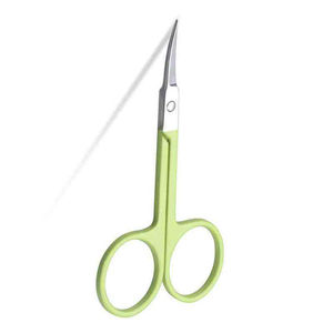 Tijeras Profesionales para el Cuidado de las Cutículas, Diseño Simple y Elegante, Hojas Curvas Afiladas de Acero Inoxidable, Diseño de Orificio Cuadrado, Logotipo Personalizado - Product Image 1