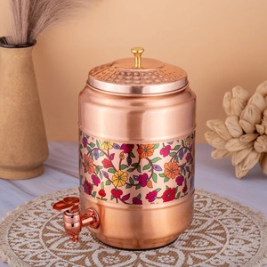 Pure Copper Double Wall Eco-Friendly <b>Water</b> Dispenser Designed to Keep Drinking <b>Water</b> Fresh with Luxury Style Buy Direct Supplier - Product Image 1