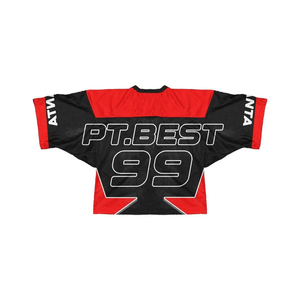 เสื้อทีมแบบกำหนดเอง ผ้าโพลีเอสเตอร์ตาข่ายระบายอากาศ สำหรับฟุตบอล บาสเกตบอล  แบบสวมใส่สบายๆ  คอวี  สำหรับผู้ชาย - Product Image 2