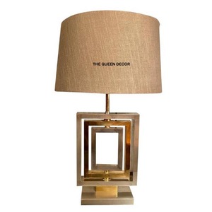 Modern Fabric Lamp Shade <b>Table</b> Lamp Living Room <b>Bedside</b> <b>Table</b> Bedroom Lamp Retro Design Art Decoration Home Lighting - Product Image 6