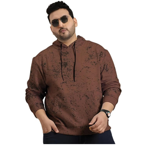 Sweat-shirt à capuche tie-dye pour homme, coupe classique, pull décontracté, vêtement d'automne, tissu tricoté, style oversize - Product Image 5