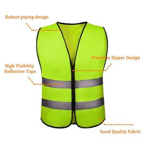 <b>Security</b> Engineer Reflective Vest with Zipper high quality and breathable customized logo and desighn - Product Image 4