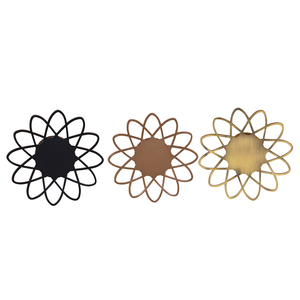 Modern Stainless Steel Flower Starburst <b>Door</b> <b>Knob</b> Set Matt Black PVD Gold <b>Antique</b> <b>Brass</b> Cabinet Pulls Main <b>Door</b> Hardware - Product Image 5