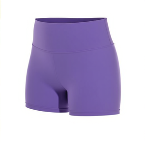 Shorts Deportivos para Mujer, Color Lavanda Oscuro, 100% Poliéster, Hechos a Medida, Atractivos y a Precio de Fábrica, desde Bangladesh - Product Image 3