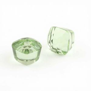Nuevo Producto: Cuarzo Amatista Verde de 10x10x7mm, Corte Facetado en Forma de Cojín, Calibrado, Suelto, Natural, para Fabricación de Joyería DIY - Product Image 1