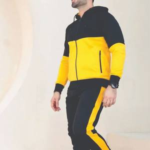 Ensemble de survêtement personnalisé 2026 en gros – Sweat à capuche zippé et pantalon de jogging en molleton doux – Tenue décontractée et confortable pour homme - Product Image 2