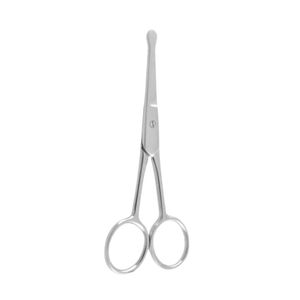 Ciseaux de maquillage en acier inoxydable avec poignée violette, pointe pointue, pour la coupe des sourcils et des cils, outil professionnel de toilettage du visage - Product Image 6