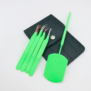 Pince à cils professionnelle pour extensions de cils, pointe en fibre et pointe fine, outil d'extension de cils 944 - Product Image 3
