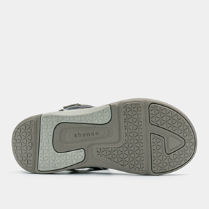 Sandales à lanières Shondo, bout ouvert, décontractées, semelle antidérapante en EVA, tige en textile vert mousse, fermeture à boucle, style été - Product Image 4