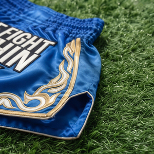 Pantalones Cortos Profesionales de Entrenamiento de Muay Thai - Pantalones Cortos Deportivos Transpirables y Duraderos de Poliéster/Algodón/Nailon para MMA y Kickboxing - Product Image 5