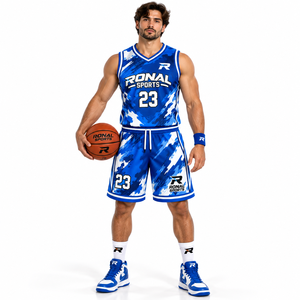 Ensemble d'uniformes d'entraînement de basketball personnalisés, réversibles et respirants, comprenant un maillot sans manches et un short à taille élastique, kit d'entraînement de basketball OEM - Product Image 4