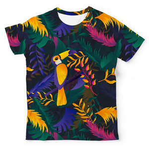 Camiseta de impresión personalizada por sublimación de poliéster 100% para publicidad y promoción, camiseta al por mayor 2025 - Product Image 3