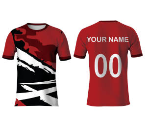 T-shirt décontracté à manches courtes et col rond avec impression intégrale par sublimation pour hommes et femmes, design personnalisé, respirant et à séchage rapide - Product Image 1