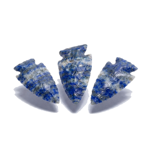Puntas de flecha de piedra natural: Lapislázuli, Cristal, Jaspe de fantasía. Puntas de flecha curativas. Mayoristas de gemas y cristales. - Product Image 3