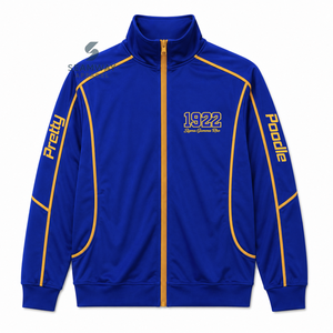 เสื้อฮู้ดซิปยาวสำหรับผู้หญิง Sigma Gamma Rho Sorority แขนยาว คอตั้ง แจ็คเก็ตแทร็ค แต่งขอบตัดสี ซิปยาวเต็มตัว เสื้อสเวตเชิ้ตลำลอง - Product Image 1