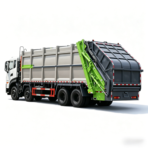 รถบรรทุกขยะอัดแบบตักท้ายขนาดใหญ่ 8x4 ตงเฟิง - Product Image 4