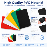 Carte PVC vierge à fréquence 125 kHz avec puce RFID de proximité intelligente Tk4100, carte de contrôle d'accès en plastique blanc