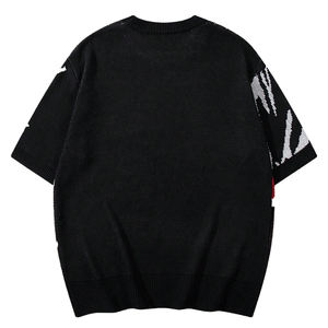 Camisetas de manga corta con gráficos de anime personalizadas para hombre, ropa urbana, estilo hip hop, sudaderas de punto vintage de gran tamaño. - Product Image 2