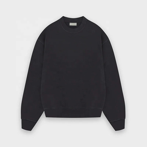 Sweat-shirt à capuche personnalisé surdimensionné avec logo brodé en chenille, 100% coton, doublure en polaire, séchage rapide, respirant, pour homme - Product Image 1