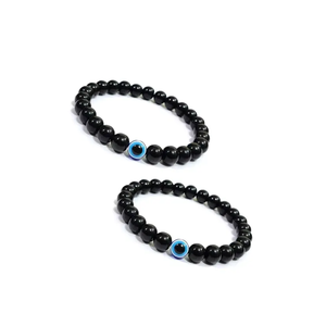 High Quality Black obsidian evil Crystal Bead Bracelet Romantic Gift Fashion Charm Jewelry for Men Women Energy Meditation - Product Image 2