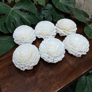 Difusor de Repuesto Hecho a Mano con Accesorios de Aromaterapia, Flores de Jazmín Secas, Tamaño: 4.5 cm, Flores de Madera Sola de Tailandia - Product Image 3