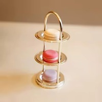 Support à chocolat en métal artisanal, écologique et élégant, présentoir artistique pour muffins et noix, personnalisable, décoration de table, buffet
