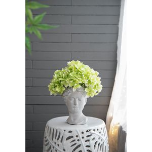 Estilo griego Interior Exterior hogar jardín decoración D6 'X 9 ''cabeza de cemento maceta macetas y jardineras - Product Image 5