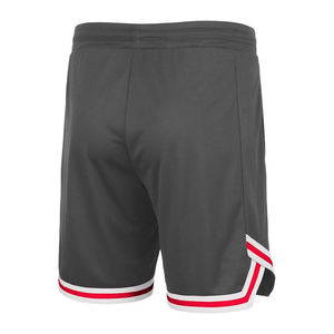 กางเกงขาสั้นปักลายพร้อมขอบตกแต่งอย่างมีสไตล์ กางเกงกีฬาโพลีเอสเตอร์ระบายอากาศได้ดีสำหรับการฝึกซ้อม - Product Image 3