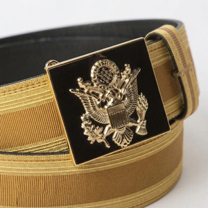 Premium Made Ceremonial <b>Belts</b> Custom Made Adjustable Metal Buckle Formal Polyester Ceremonial <b>Belt</b> - Product Image 5