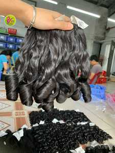 Lots de Cheveux Naturels Bruts en Gros – Extensions de Cheveux Humains Funmi Bouncy, Cheveux Vietnamiens Bruts, Tissage à la Machine - Product Image 1