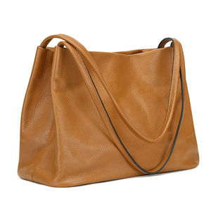 Bolso de Mano Vintage de Cuero Genuino con Diseño Personalizado del Fabricante para Mujer, de Alta Calidad, Impermeable, con Cadena Cruzada y Logotipo Sólido - Product Image 1