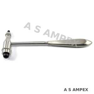 Martillo de Reflejos Manual en Oferta, Martillo de Percusión Troemner de 23 cm, Acero Inoxidable de Alta Calidad, Certificado CE, Instrumentos Neurológicos - Product Image 2