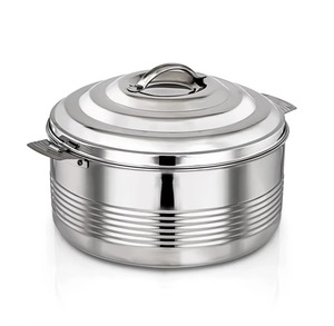 High Standard Stainless Steel Round Casserole Pot With Lid And Handles Durable Modern Design For All Stoves Polished Exterior - Product Image 3