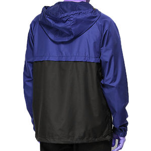Chaqueta Varsity Azul para Hombre, Cuello Marinero, Cierre de Botones, Resistente al Agua, Corte Regular, para Todas las Estaciones, Ropa para Exteriores - Product Image 4
