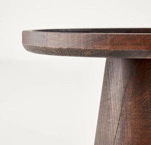 ฐานวางเค้กไม้ทรงกลม ทำด้วยมือ พร้อมฐานเรียวสำหรับจัดแสดงขนมหวาน - Product Image 6