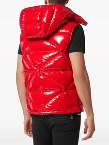 เสื้อกั๊กบุนวมลายโลโก้รูปหกเหลี่ยม - Product Image 3