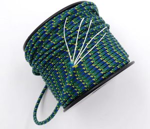 Cordon en nylon tressé vert et noir à 16 brins, corde fine à 5 brins pour tente, corde à linge de jardin et bâche extérieure - Product Image 3