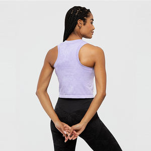 Camisetas de Tirantes para Mujer, Venta al por Mayor, 100% Algodón, Secado Rápido, Elásticas, Transpirables, Ajustadas, para Gimnasio y Entrenamiento - Product Image 6