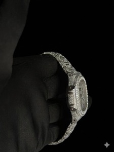 Montre Moissanite Diamantée Luxe Entièrement Automatique VVS Moissanite Diamantée - Product Image 2