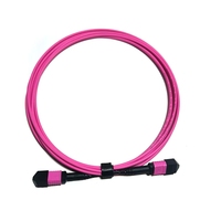Vente directe usine DAMU DAMU-MPO-01 Cordon de brassage fibre optique multimode MPO MTP intérieur avec connecteurs LC SC polis UPCT pour réseau FTTH